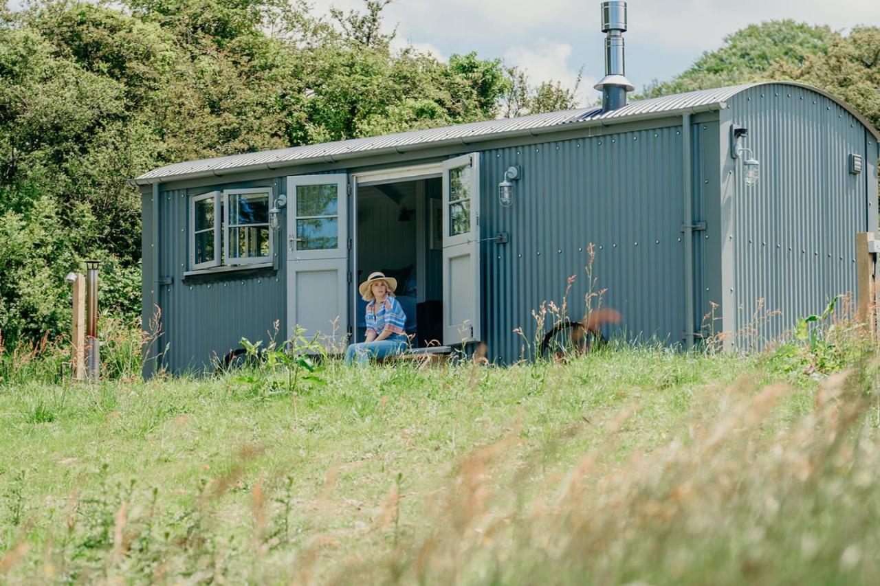 Blatchford Briar - Award Winning Private Shephards Huts With Their Own Secluded Hot Tubs Milton Abbot Extérieur photo