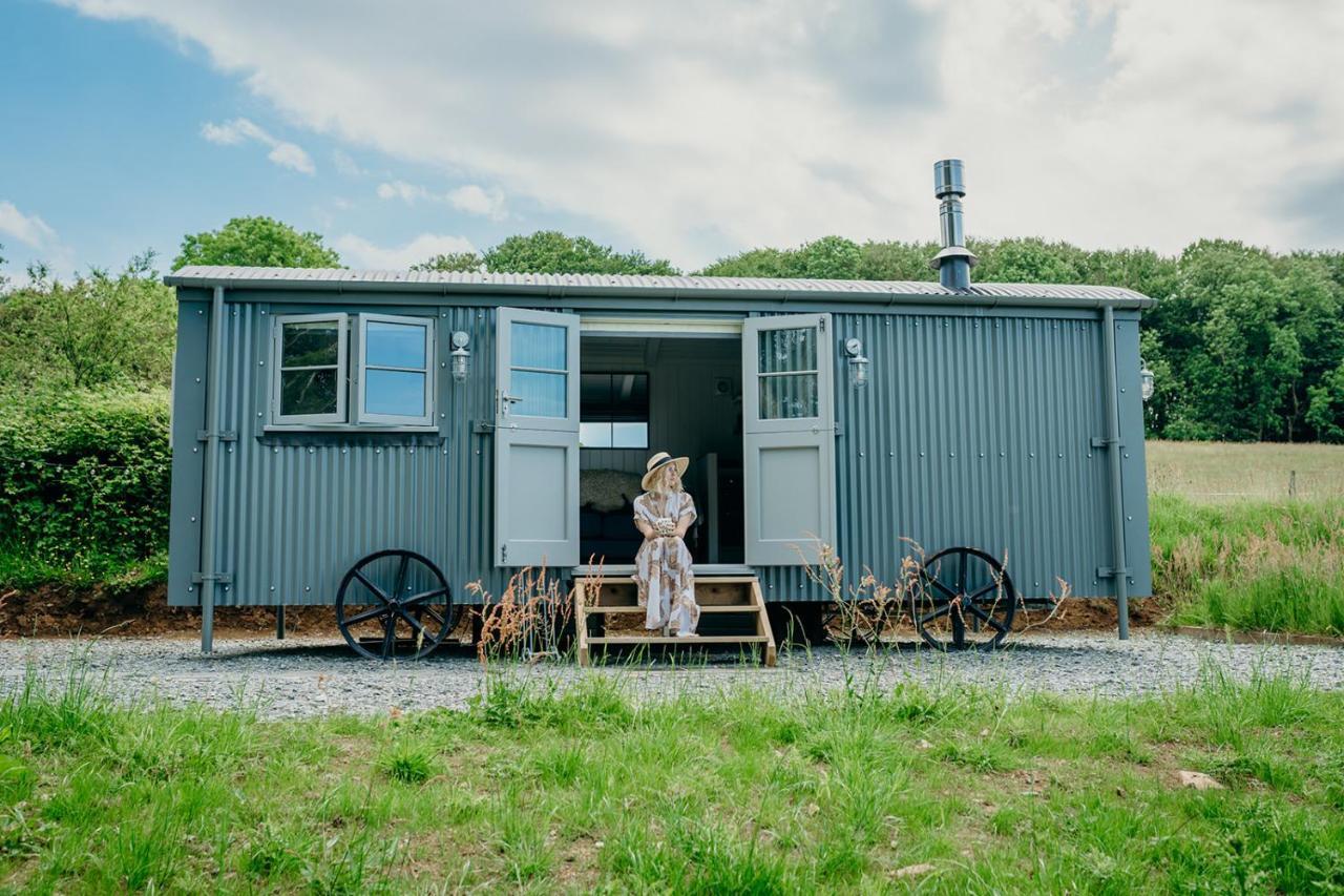 Blatchford Briar - Award Winning Private Shephards Huts With Their Own Secluded Hot Tubs Milton Abbot Extérieur photo