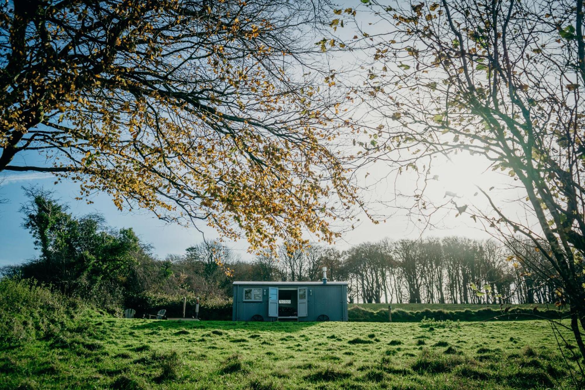 Blatchford Briar - Award Winning Private Shephards Huts With Their Own Secluded Hot Tubs Milton Abbot Extérieur photo